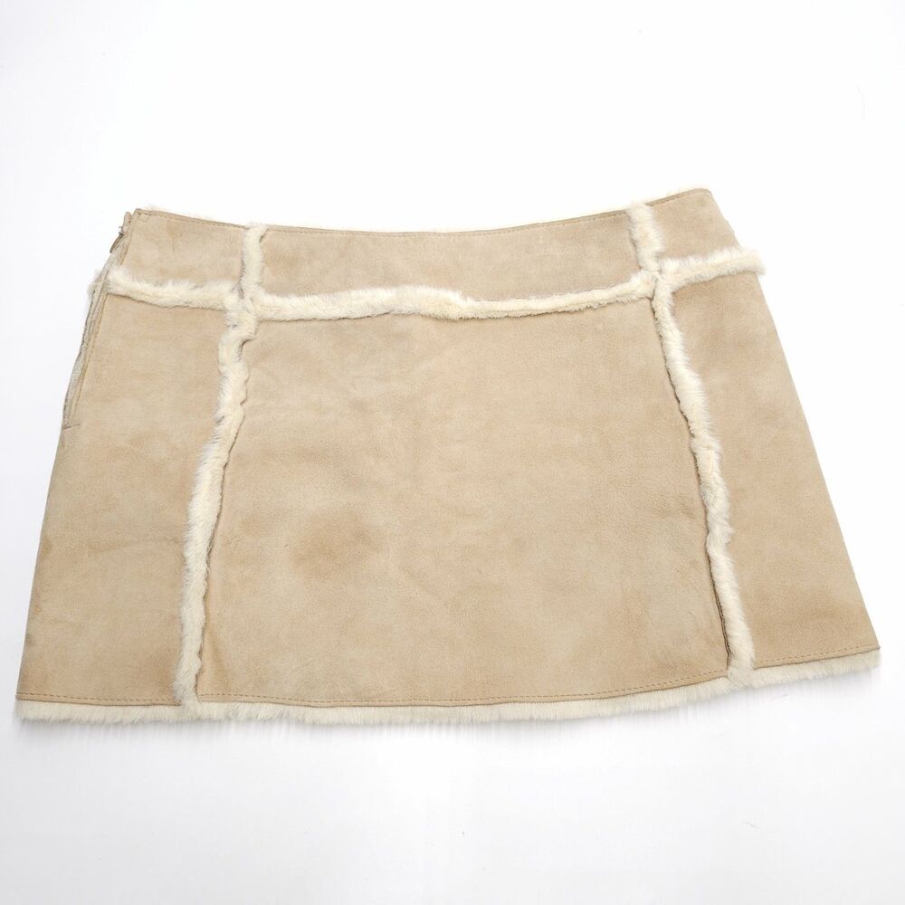 UGG Leather Mini Skirt Size Medium See Blemish